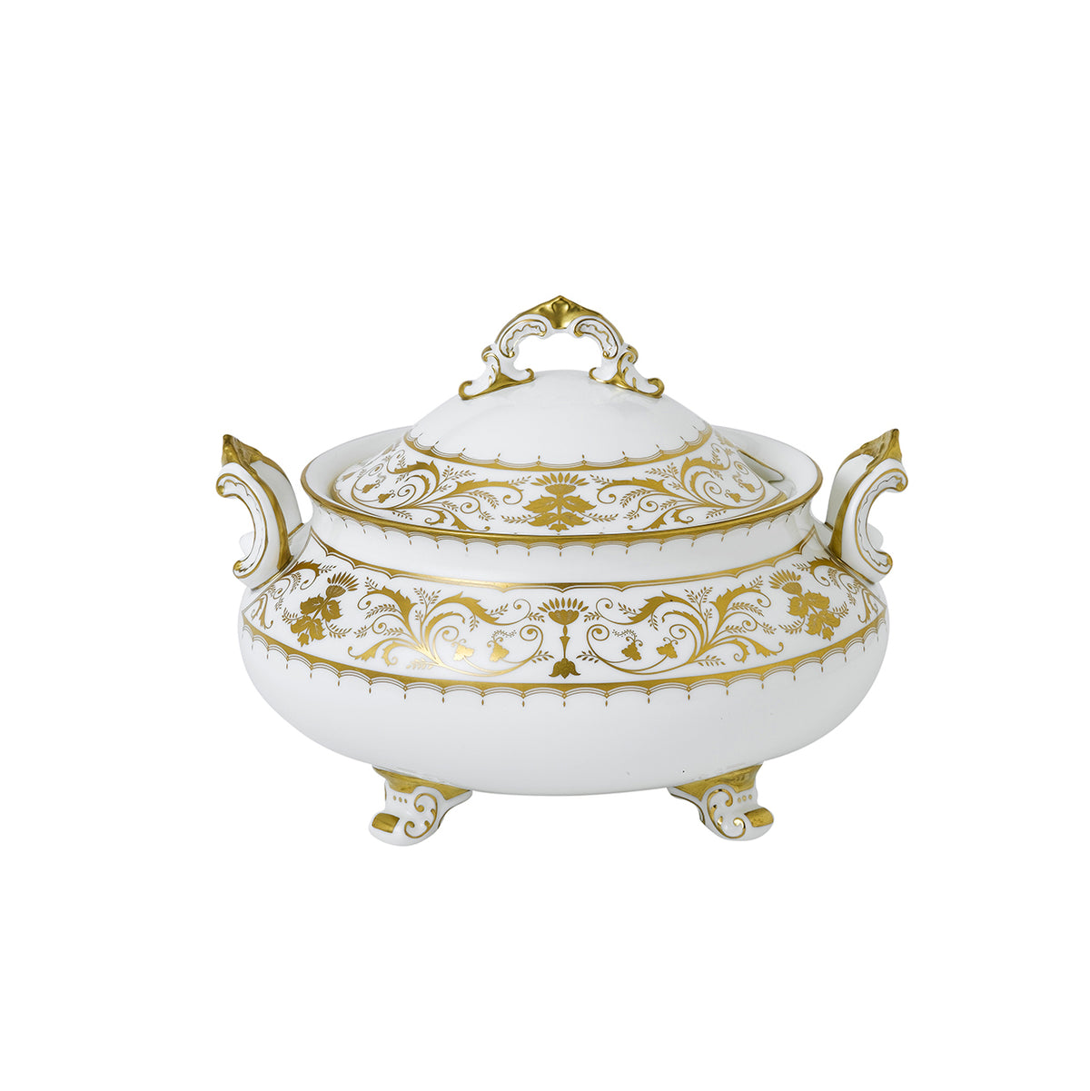 Royal Crown Derby Darley Abbey White Soup Tureen 3.7L