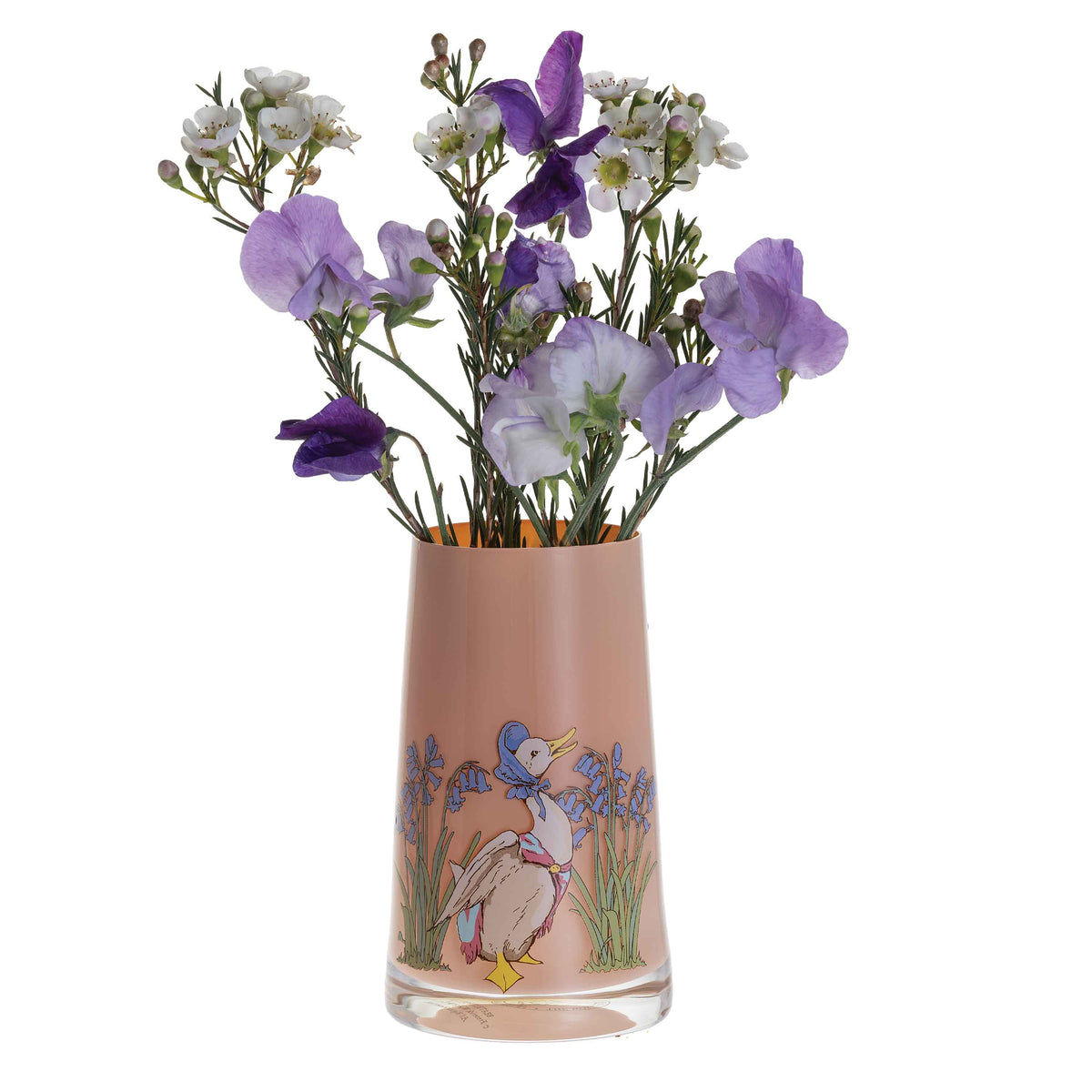 Dartington Beatrix Potter Tapered Vase - Jemima Puddle Duck-Goviers
