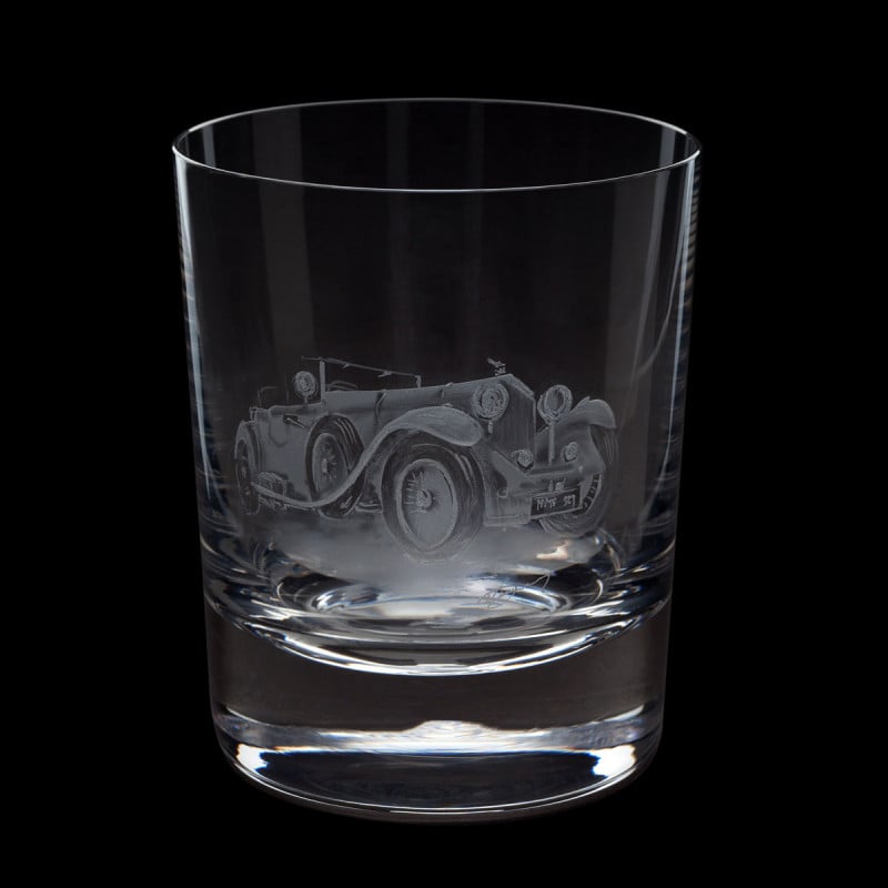 Dartington Crystal Hand Engraved Bentley Tumbler