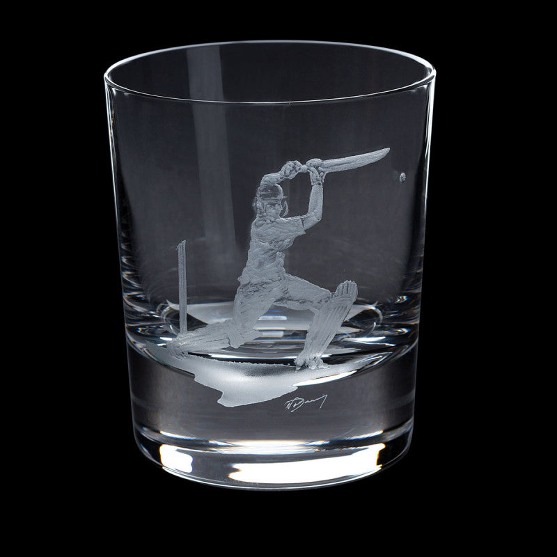 Dartington Crystal Hand Engraved Cricket Tumbler