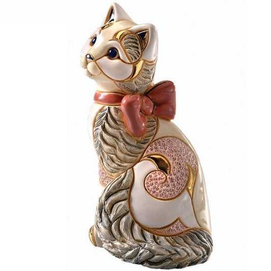 De Rosa Cat with Pink Ribbon-Collectables-Goviers