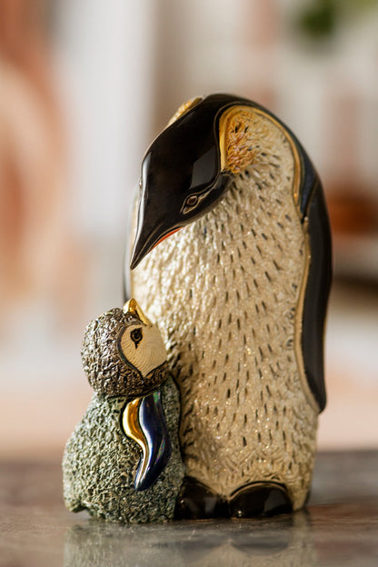 De Rosa Penguin with Baby Chick-Goviers