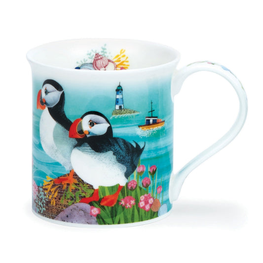 Dunoon Bute Seashore Puffin Mug-Goviers