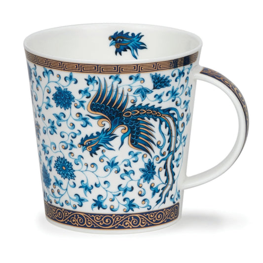 Dunoon Cairngorm Blue Ming Phoenix Mug-Goviers