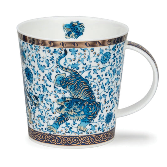 Dunoon Cairngorm Blue Ming Tiger Mug-Goviers