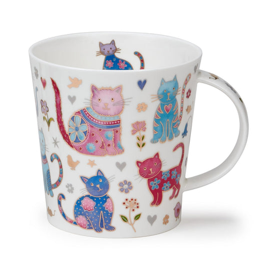 Dunoon Cairngorm Glitzy Gang Cat Mug-Goviers