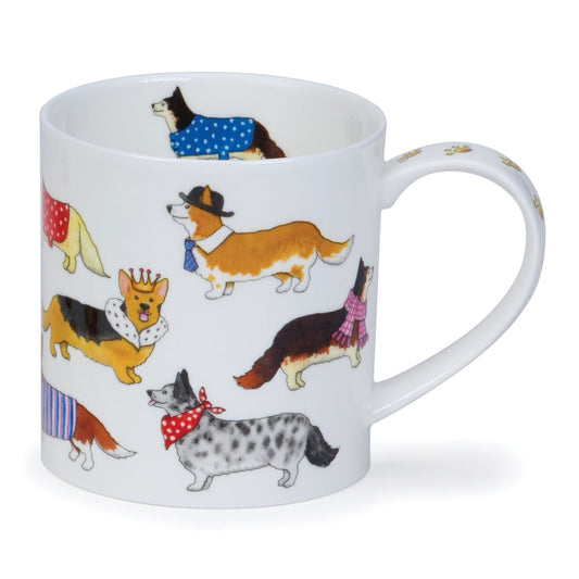 Dunoon Dashing Dogs Corgi Mug-Goviers