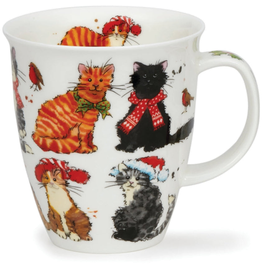 Dunoon Festive Cats Mug