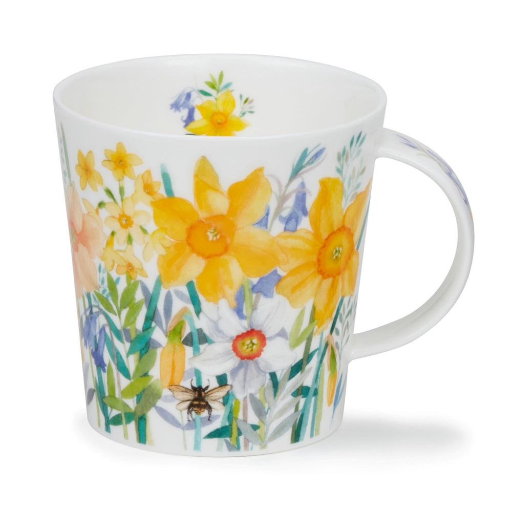Dunoon Floral Whisper Yellow Mug