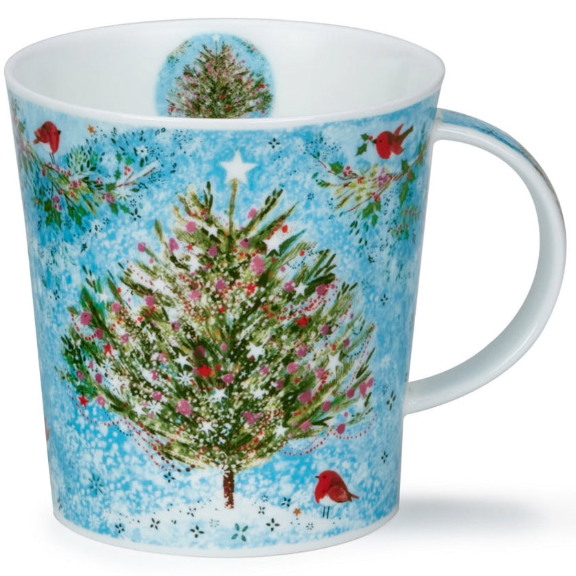 Dunoon Snowy Christmas Tree Mug