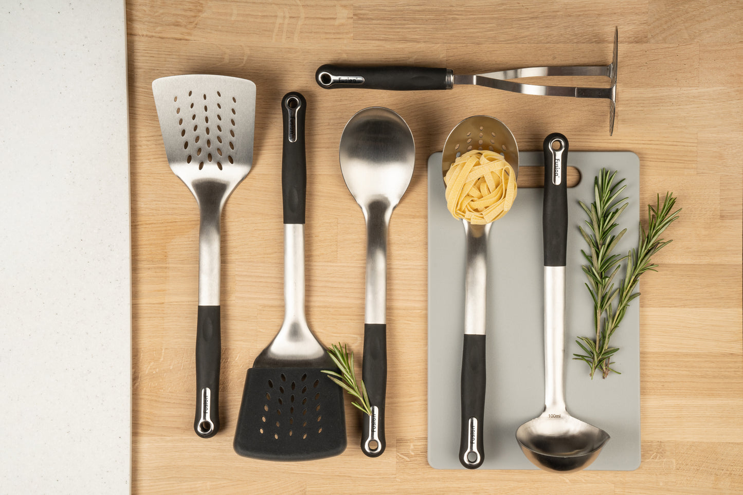 Fusion Stainless Steel Solid Spoon