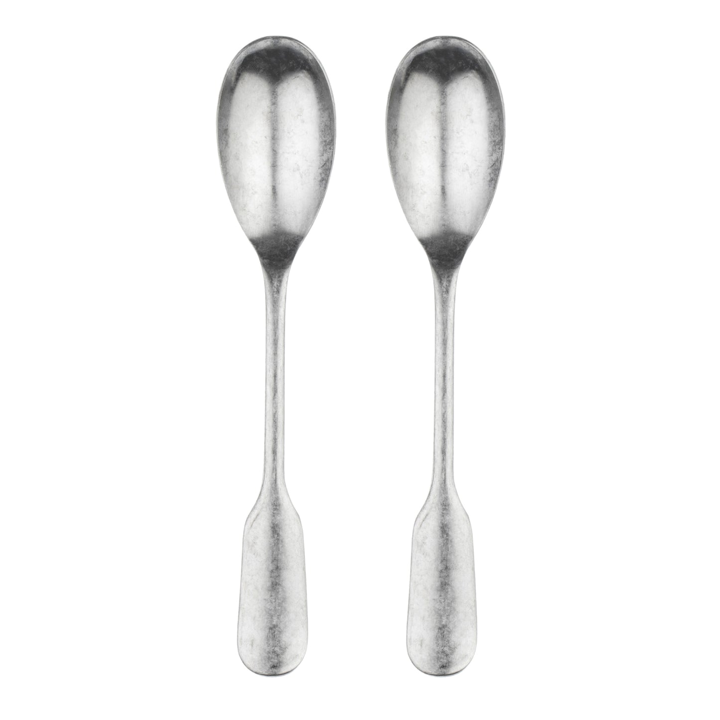 Charingworth Fiddle Vintage Satin 2 Piece Serving Spoon Set