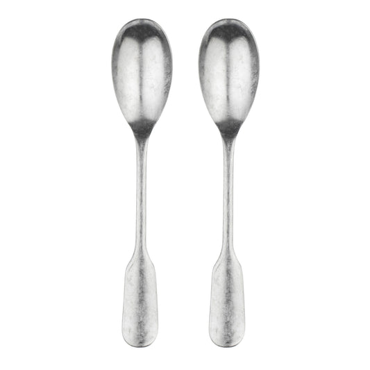 Charingworth Fiddle Vintage Satin 2 Piece Serving Spoon Set