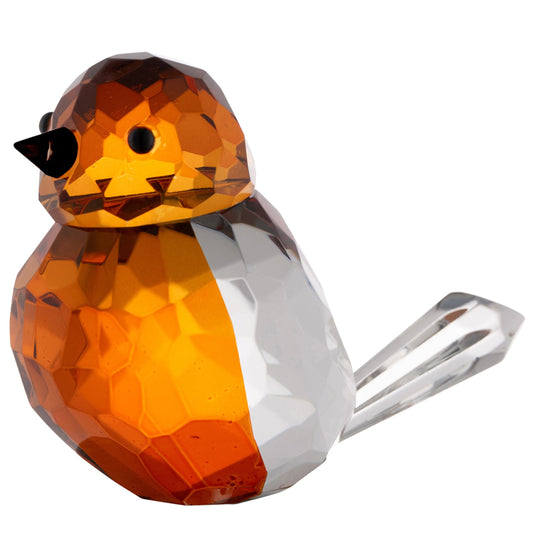 Galway Crystal Robin Figurine-Goviers