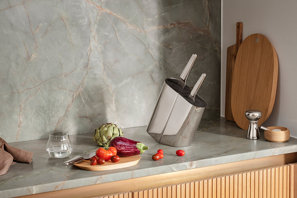Georg Jensen Alfredo Stainless Steel Knife Stand