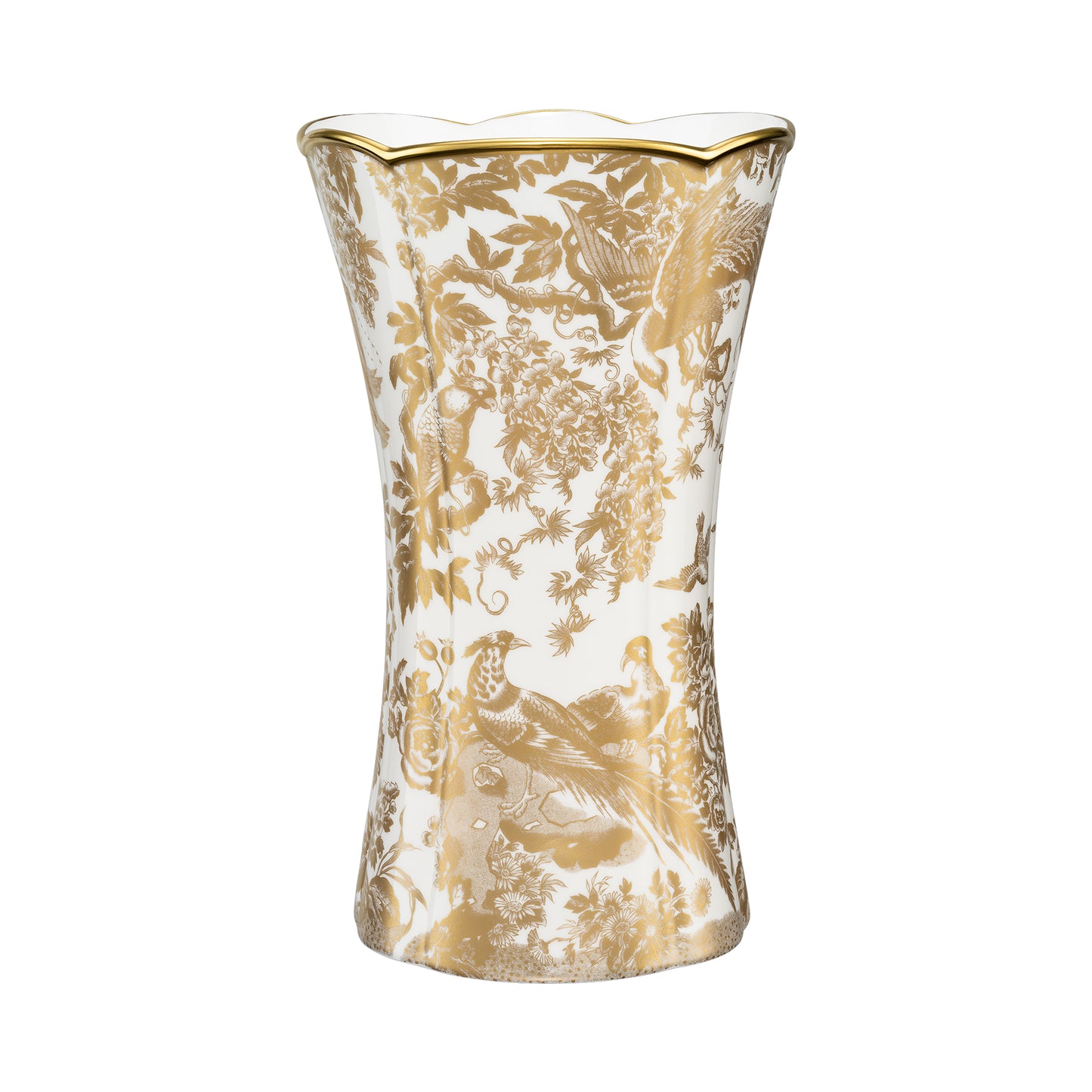 Royal Crown Derby Gold Aves Column Vase Large 30cm NEW