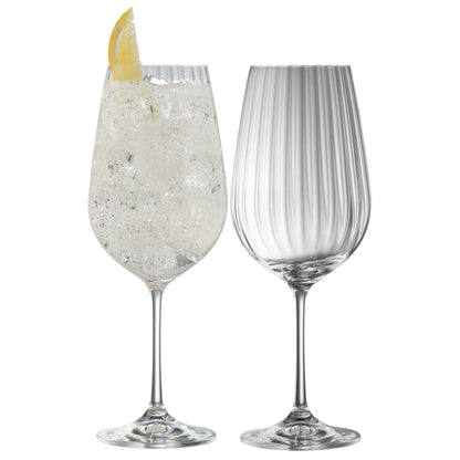 Galway Crystal Erne Spritz Glass Pair