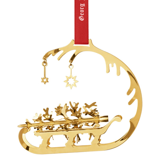 Georg Jensen 1995/2025 Christmas Mobile - Gold-Goviers