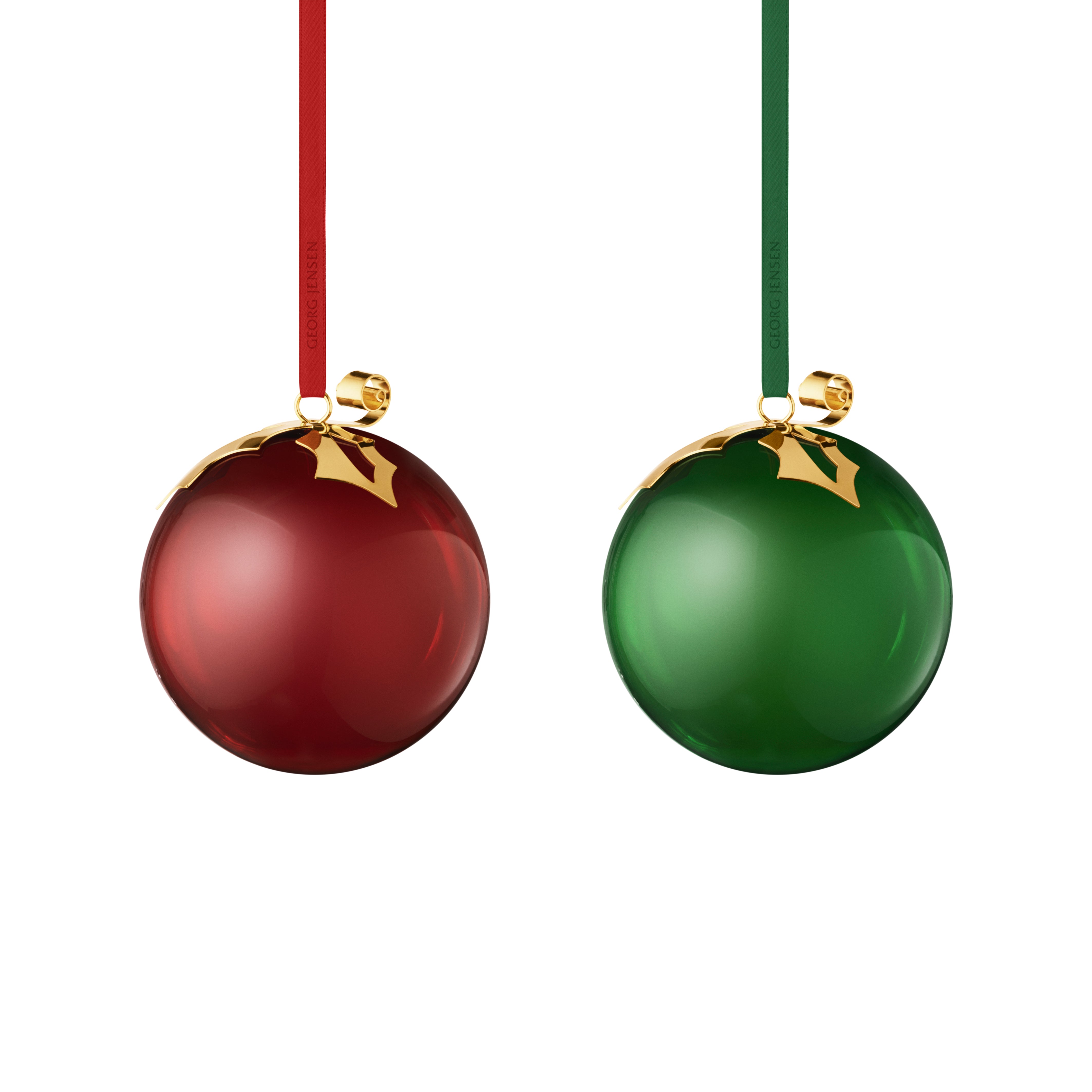 Georg Jensen 2026 Glass Baubles Set of 2