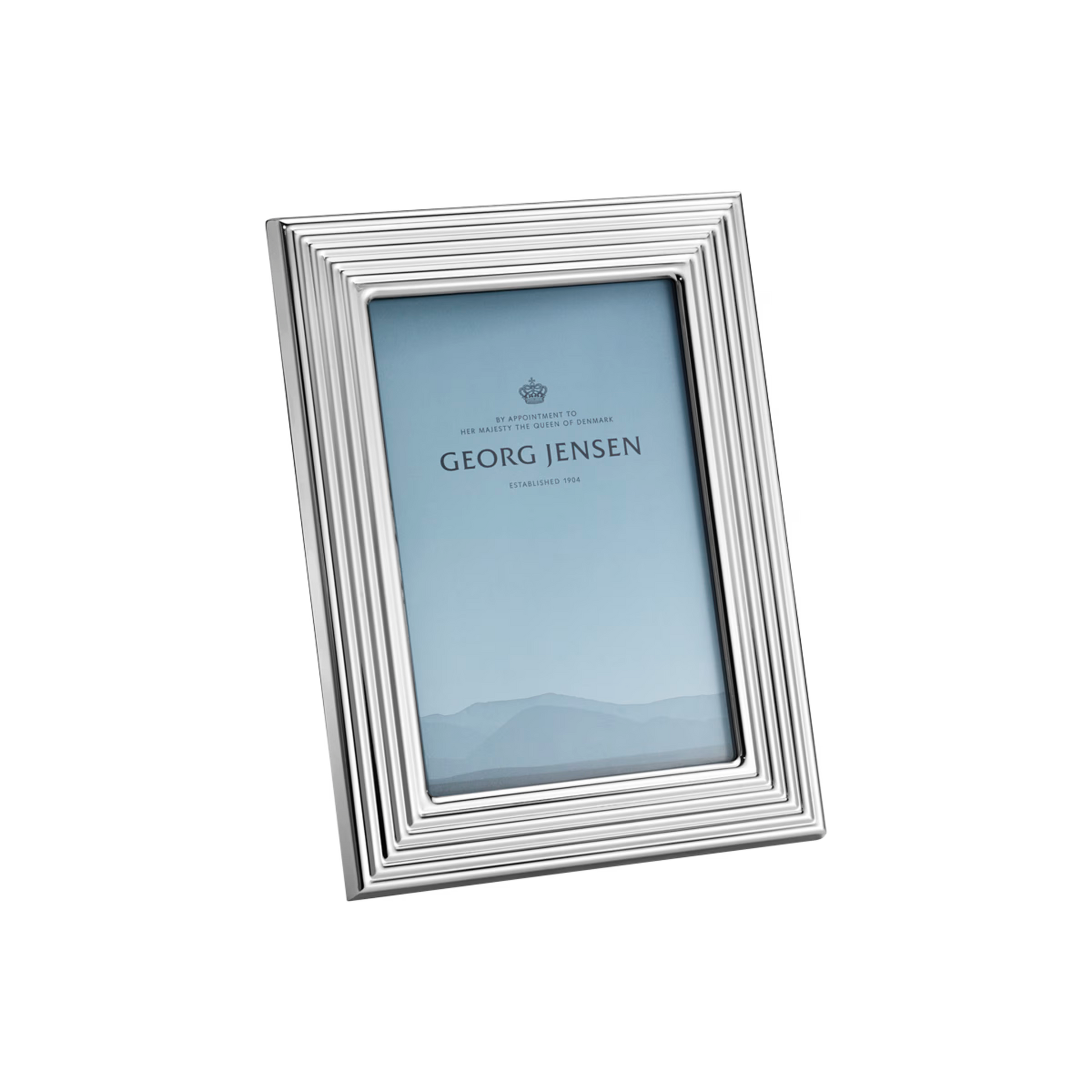 Georg Jensen Bernadotte Photo Frame, Small - 10x15 CM (4x6")-Goviers