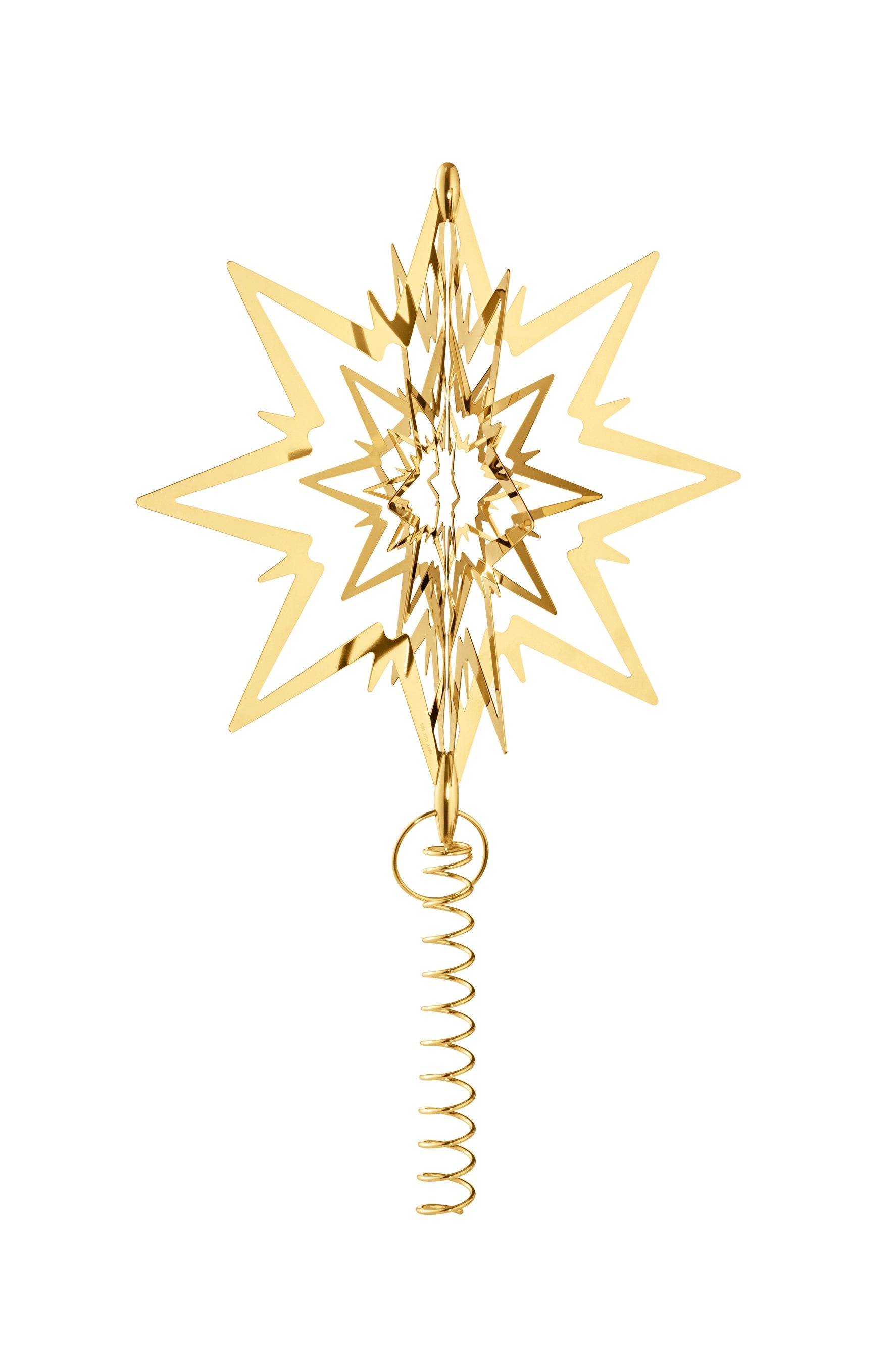 Georg Jensen Christmas Gold Top Star Large
