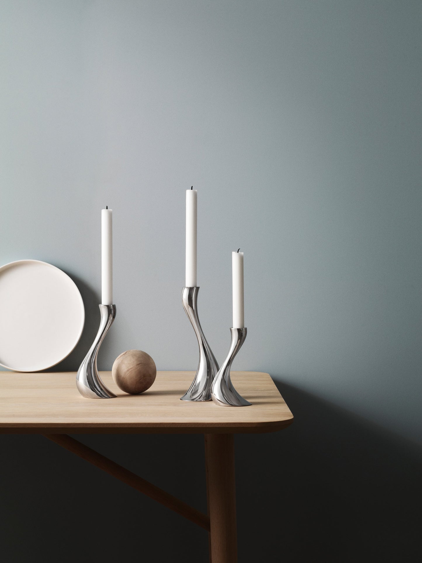 Georg Jensen Cobra Candleholder, Small, Medium & Large-Goviers