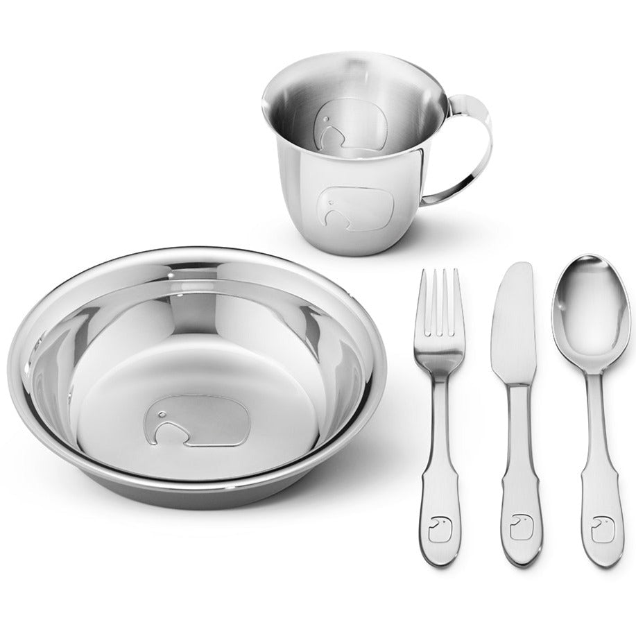 Georg Jensen Elephant Child Set of 5-Giftware-Goviers
