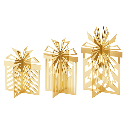 Georg Jensen Gold Presents Set of 3-Goviers