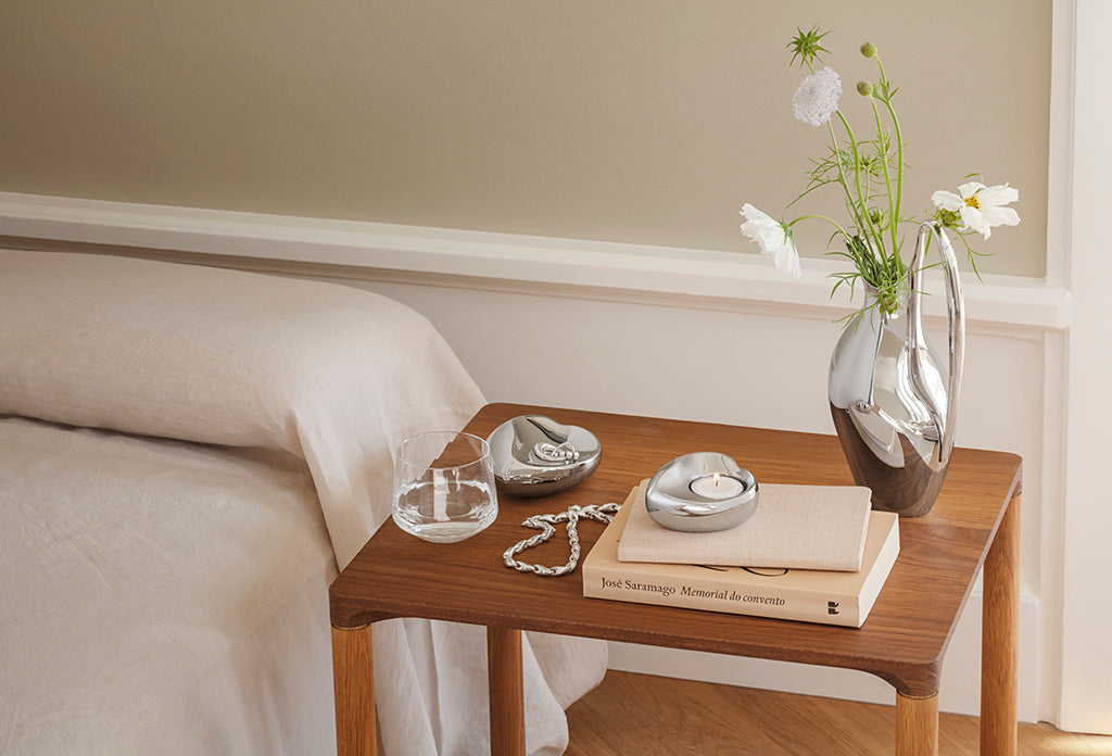Georg Jensen Heart Tealight Candleholder