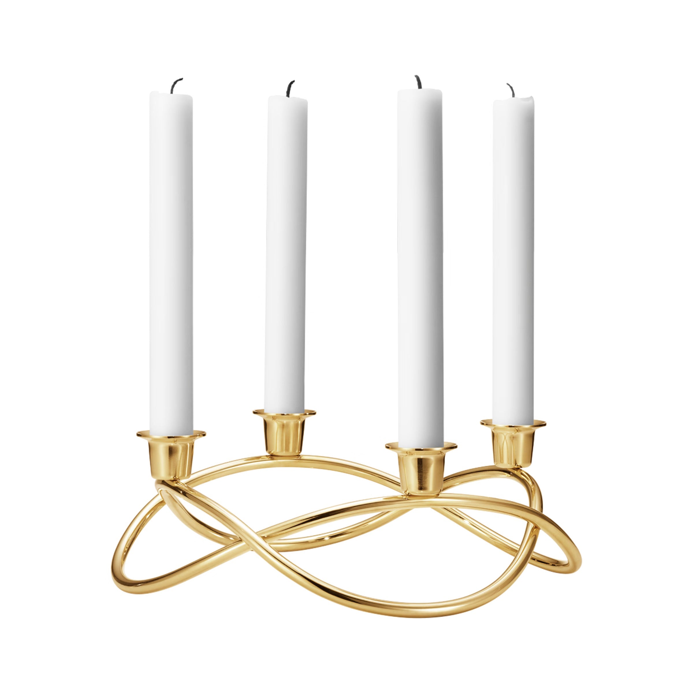 Georg Jensen Season Gold Candleholder