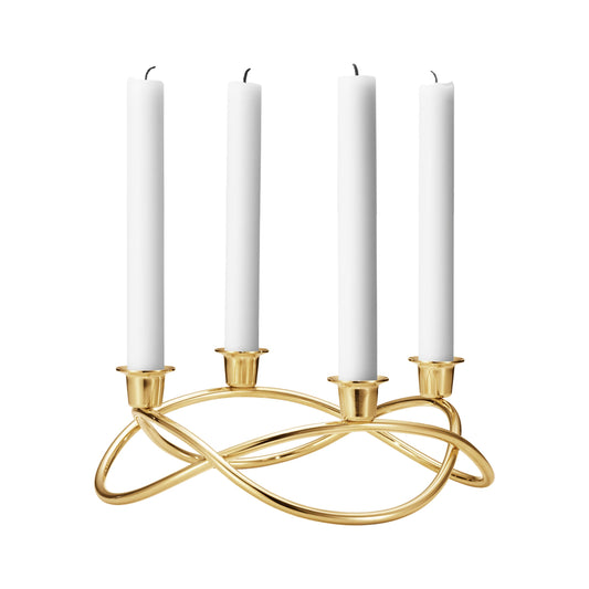 Georg Jensen Season Gold Candleholder