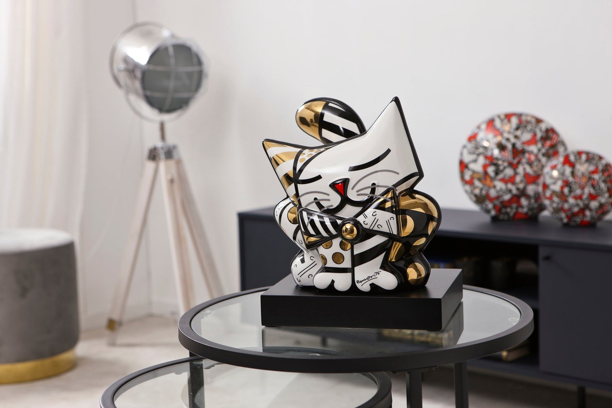 Goebel Golden Cat Romero Britto-Goviers
