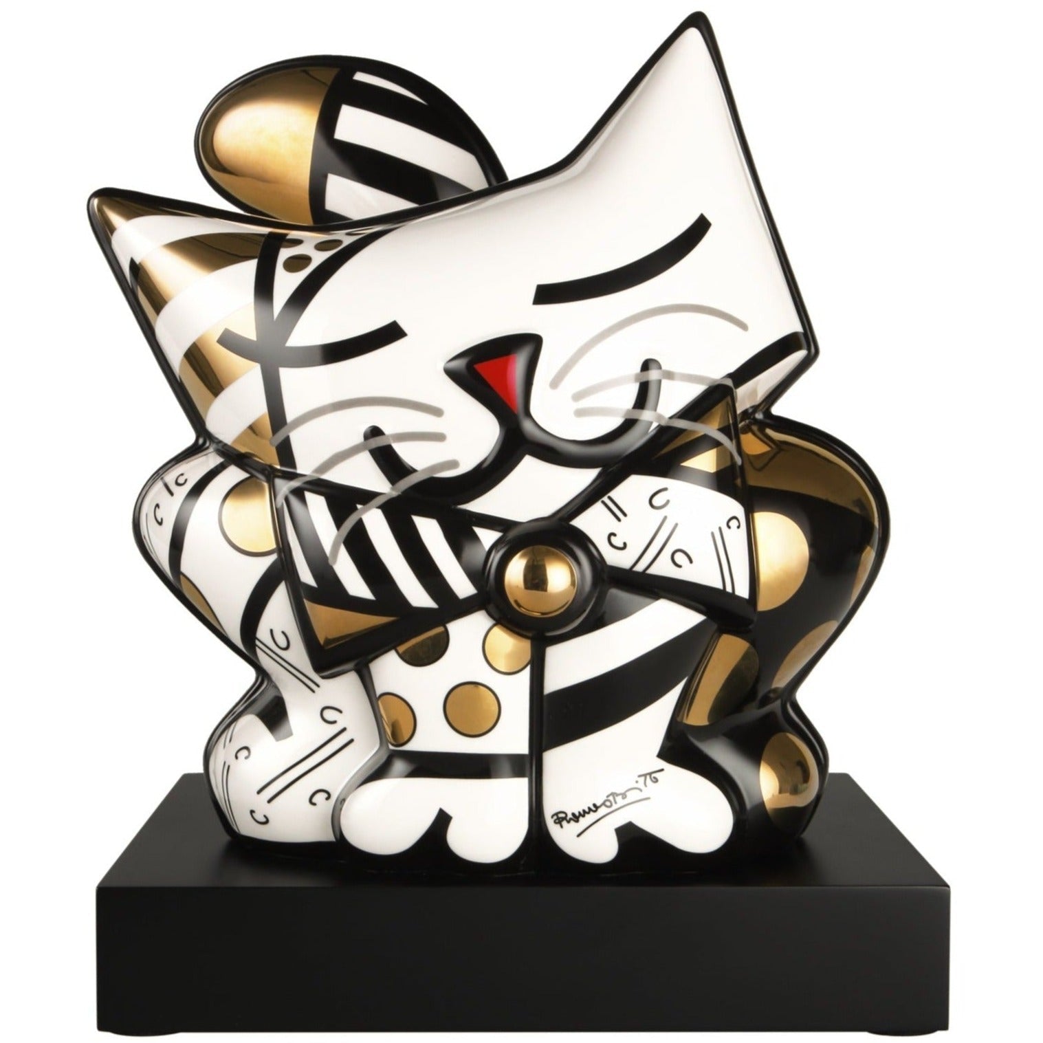 Goebel Golden Cat Romero Britto