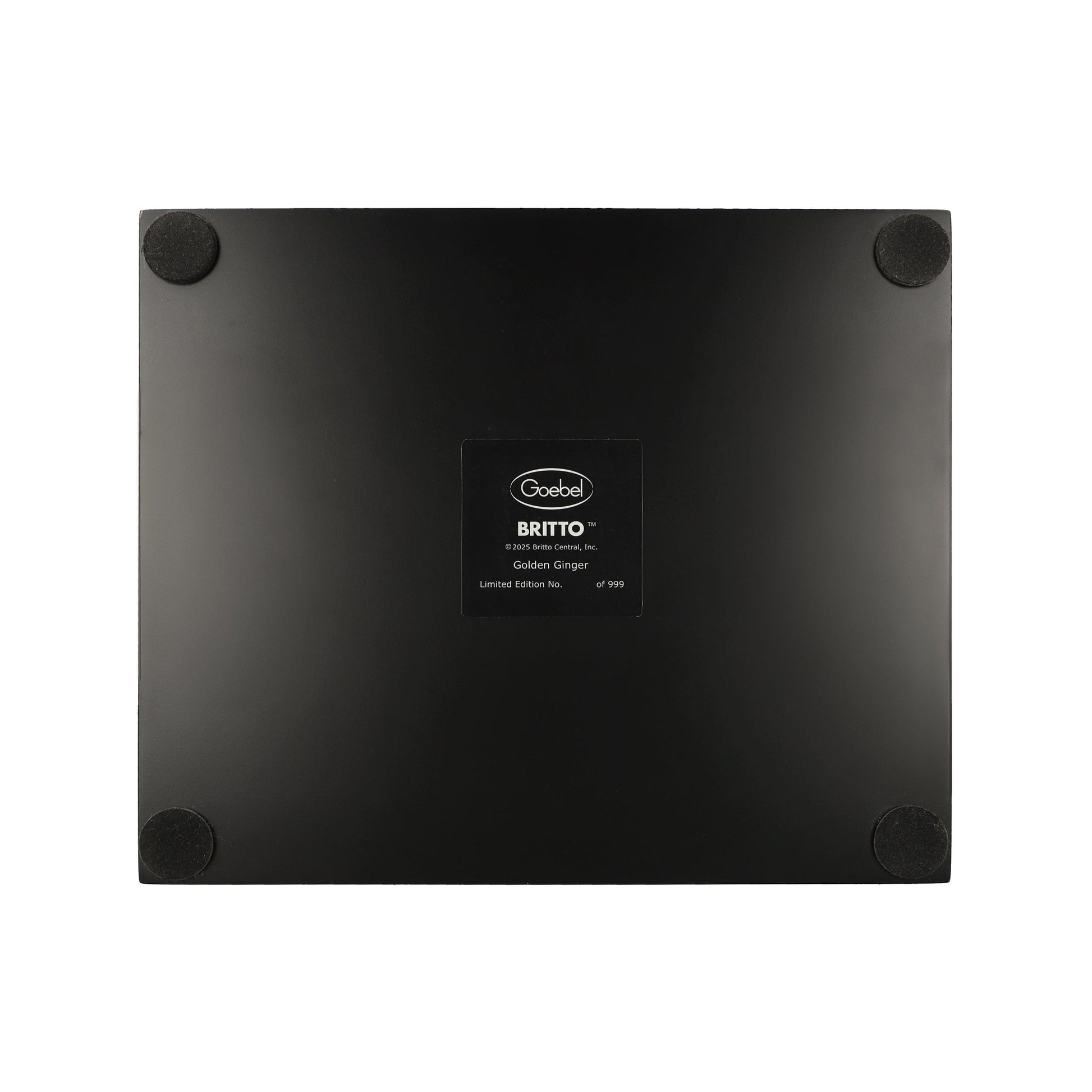 Goebel Golden Ginger Dog - Romero Britto-Goviers