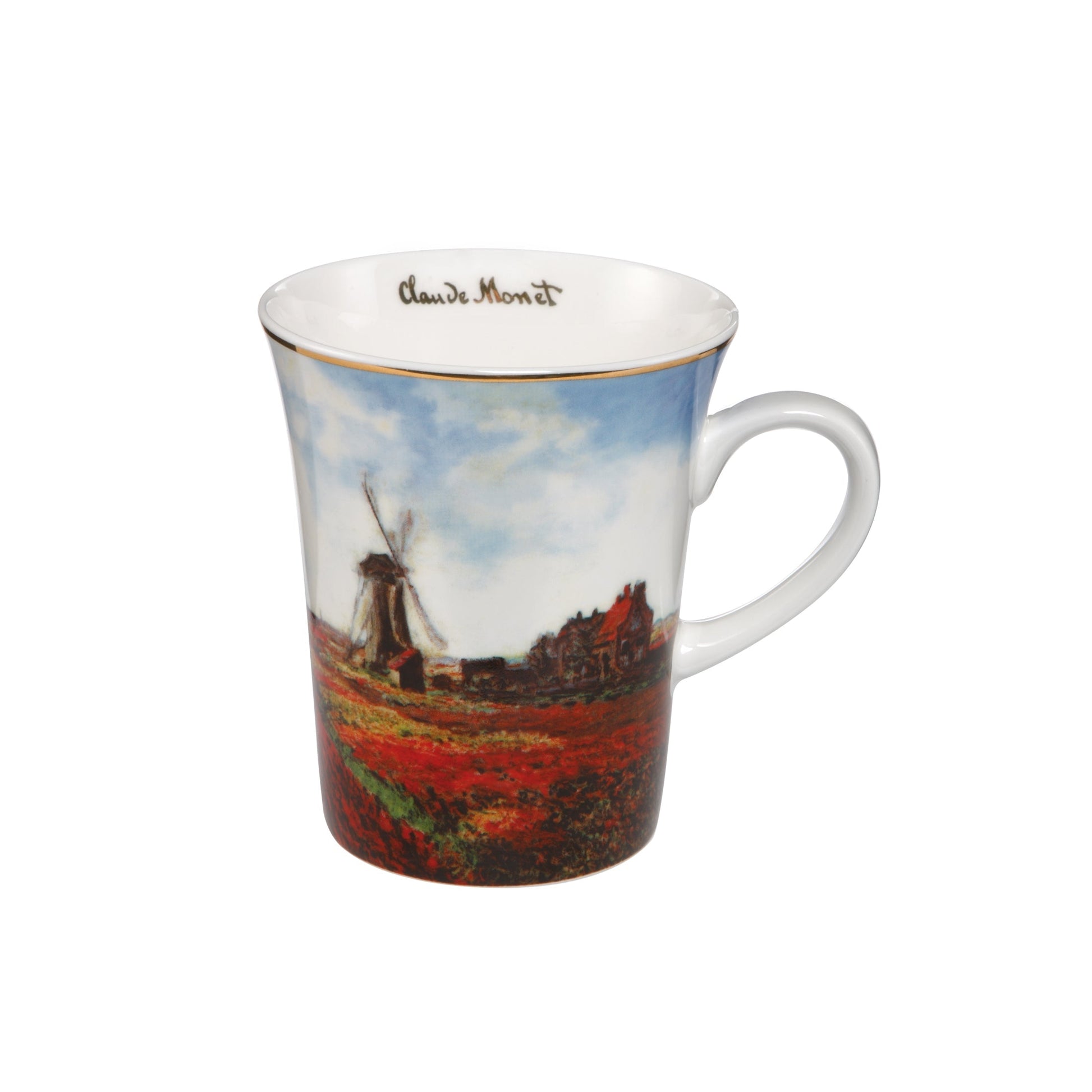 Goebel Monet, the Artists Garden, Tulip Field Mug-Goviers