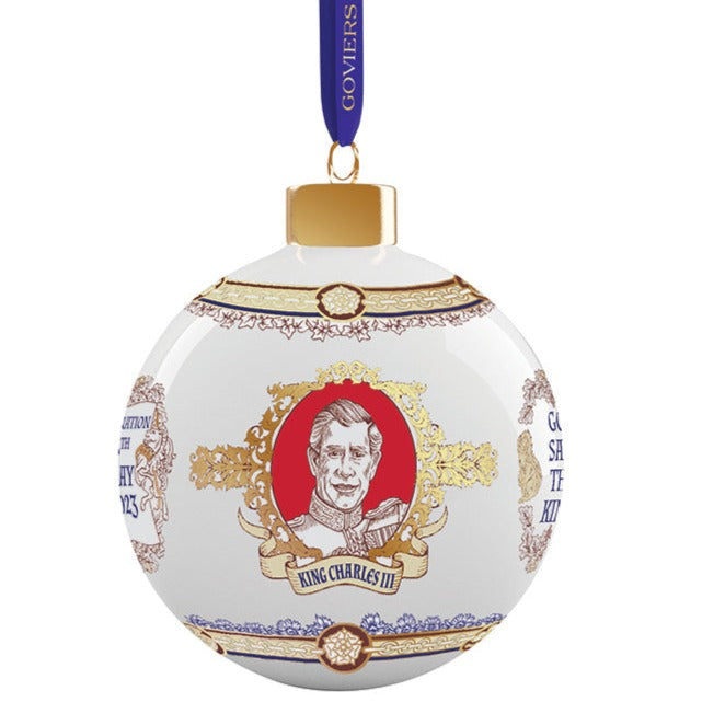 Goviers Exclusive King Charles III Coronation Bauble-Royal Commemorative-Goviers