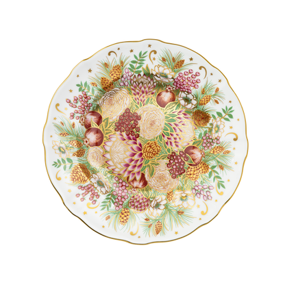 Royal Crown Derby Holiday Bouquet Accent Plate 21cm IN STOCK