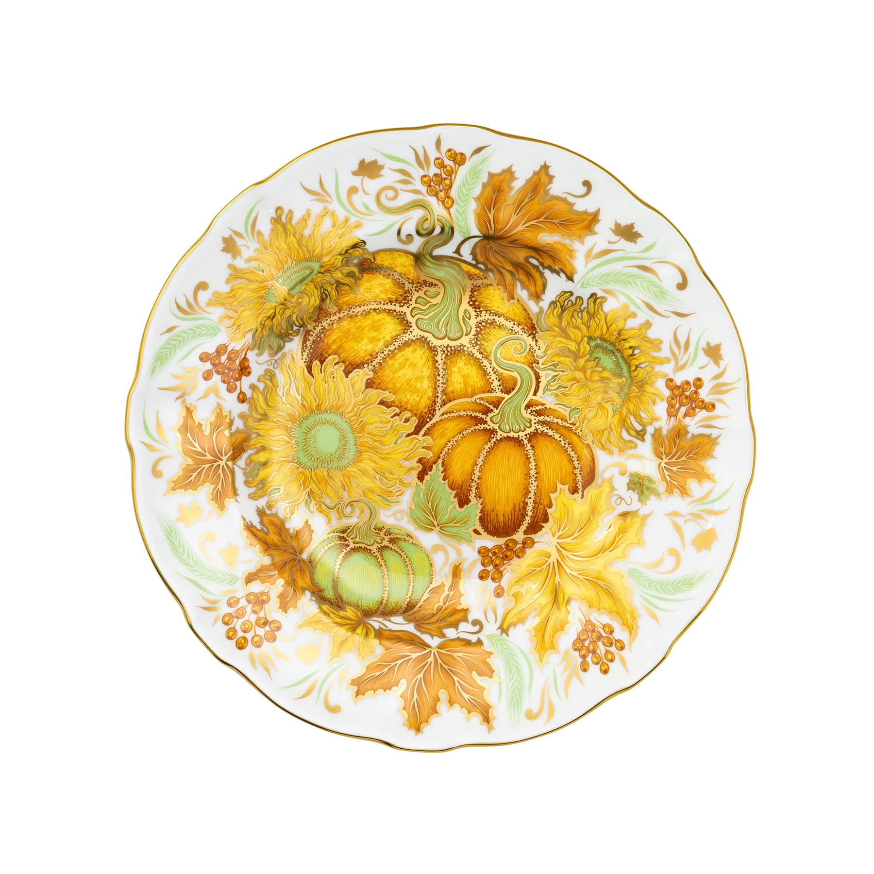 Royal Crown Derby Sienna Fall Accent Plate 21cm