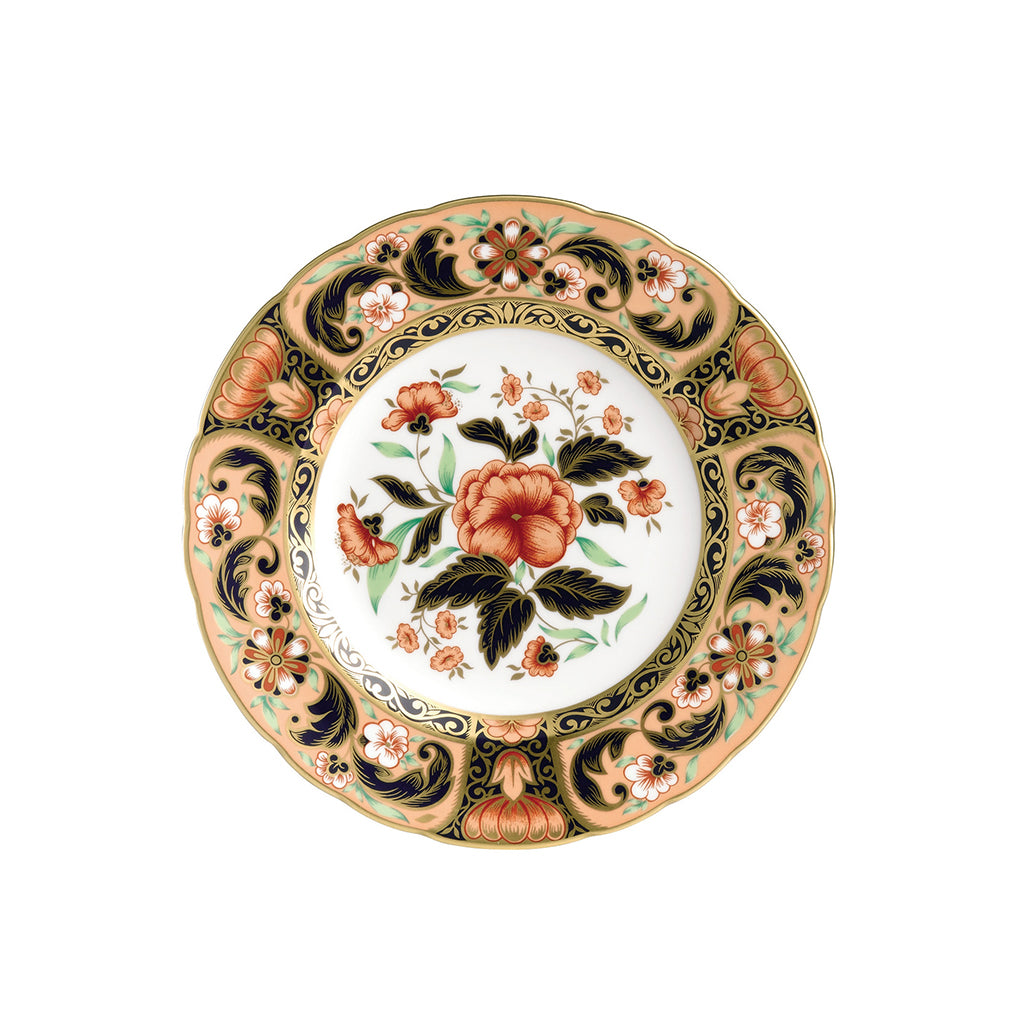 Royal Crown Derby Pink Camellias Accent Plate 21cm