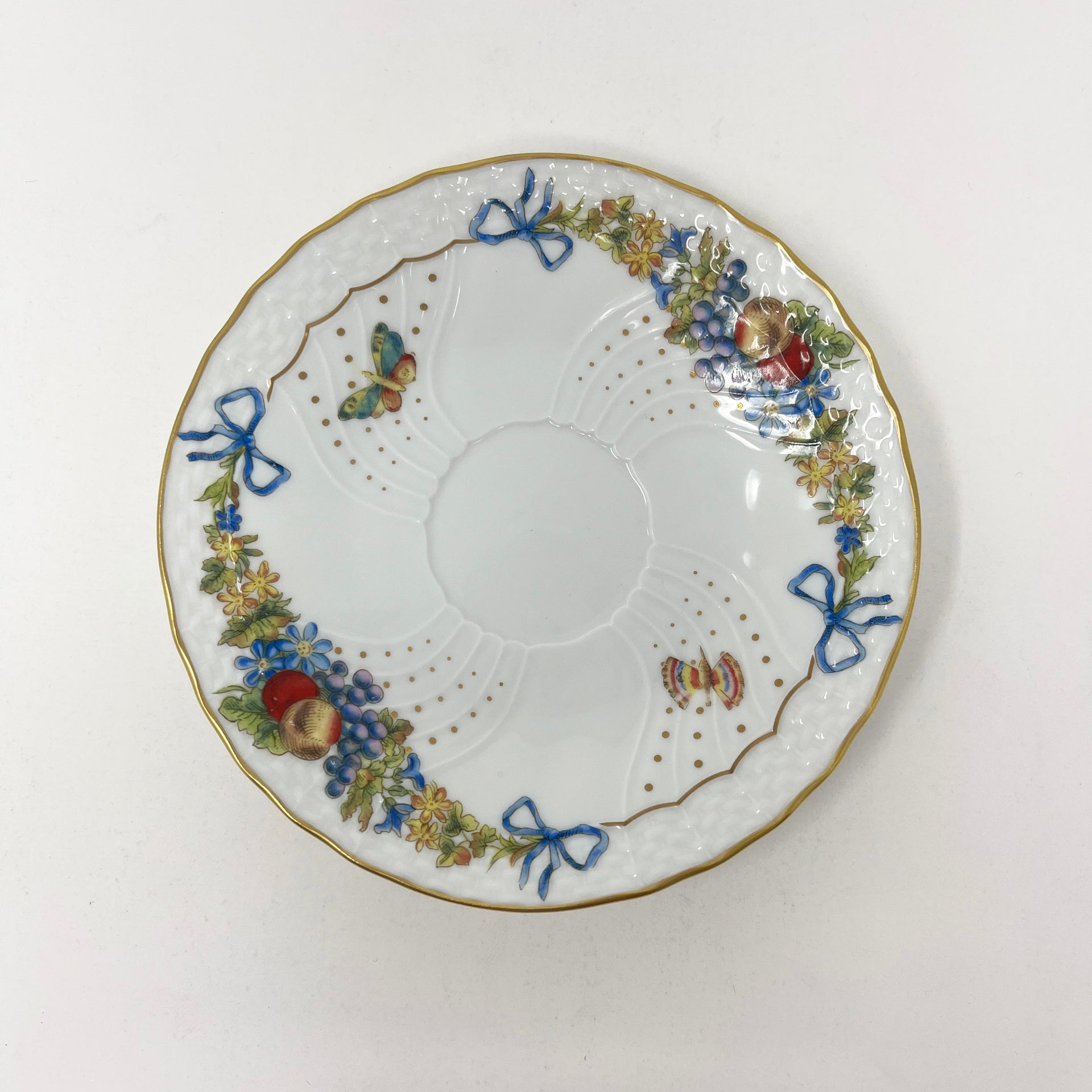 Richard Ginori Farfalle Fiorita Espresso Saucer 12.8cm