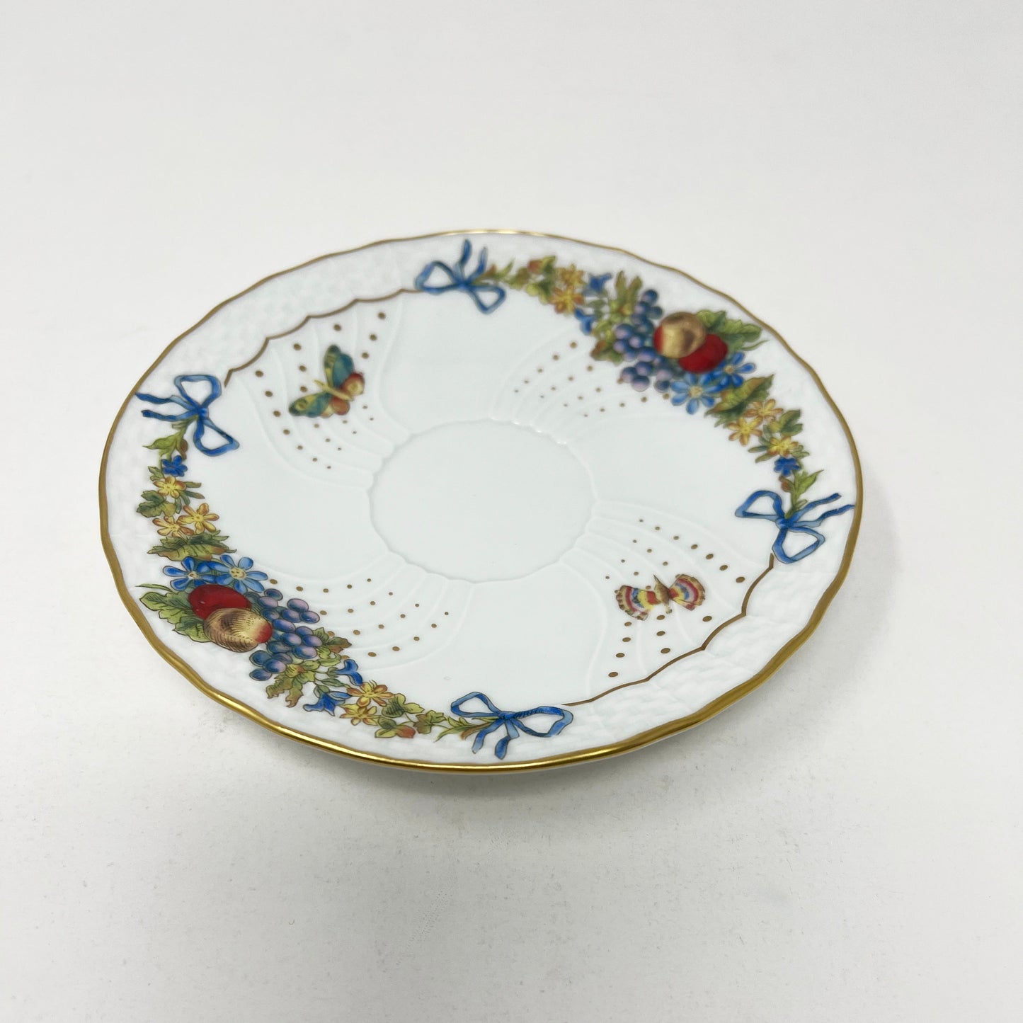 Richard Ginori Farfalle Fiorita Espresso Saucer 12.8cm