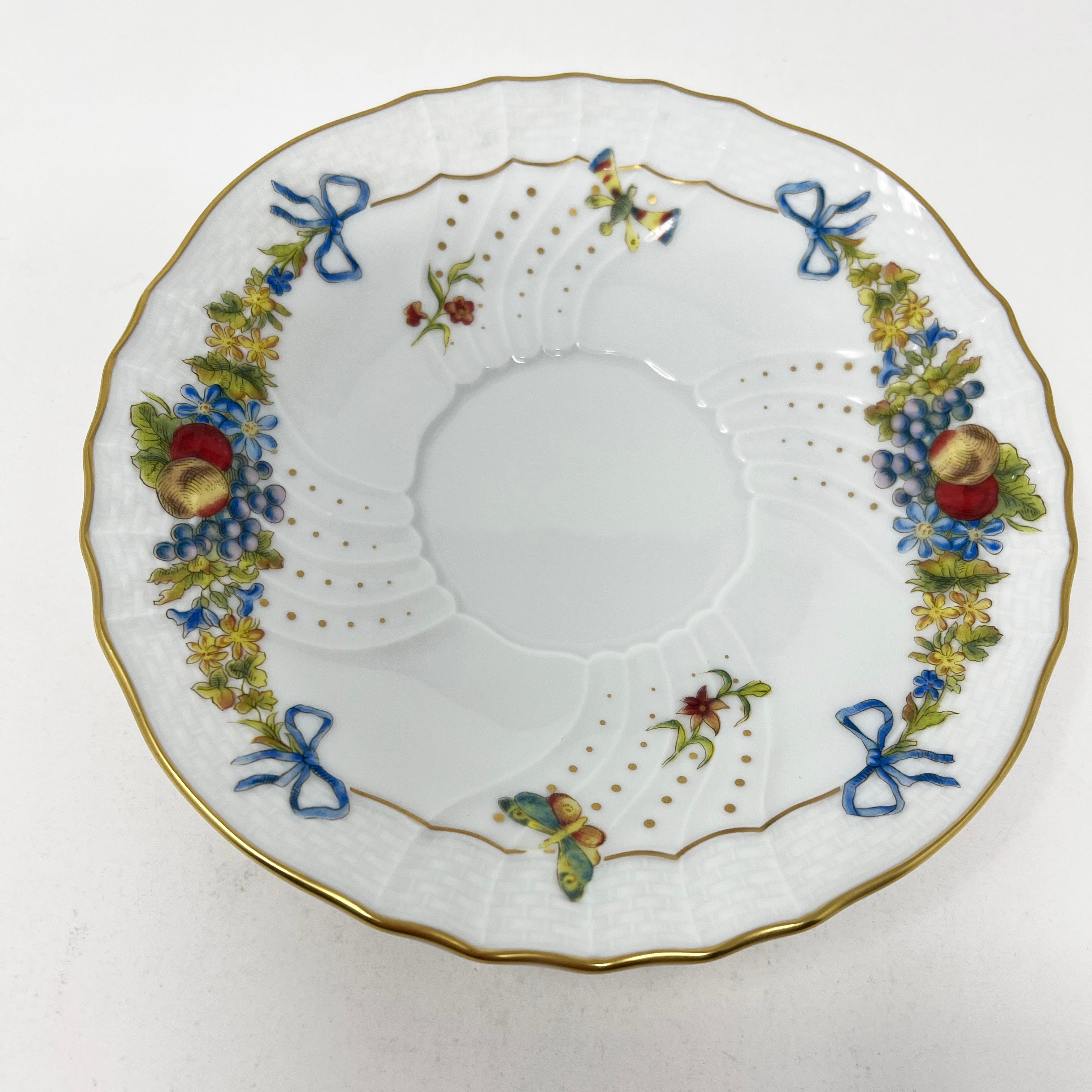 Richard Ginori Farfalle Fiorita Tea Saucer