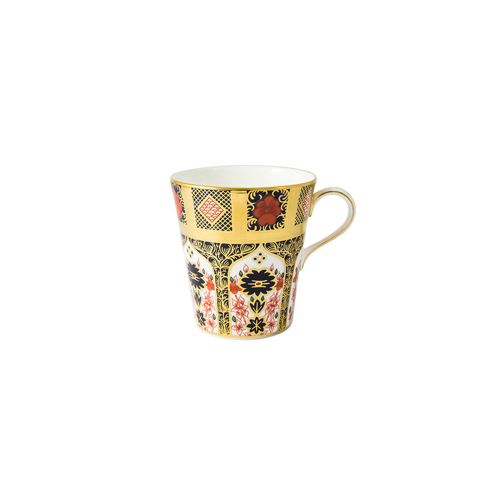 Royal Crown Derby Old Imari Solid Gold Band Mug 300ml