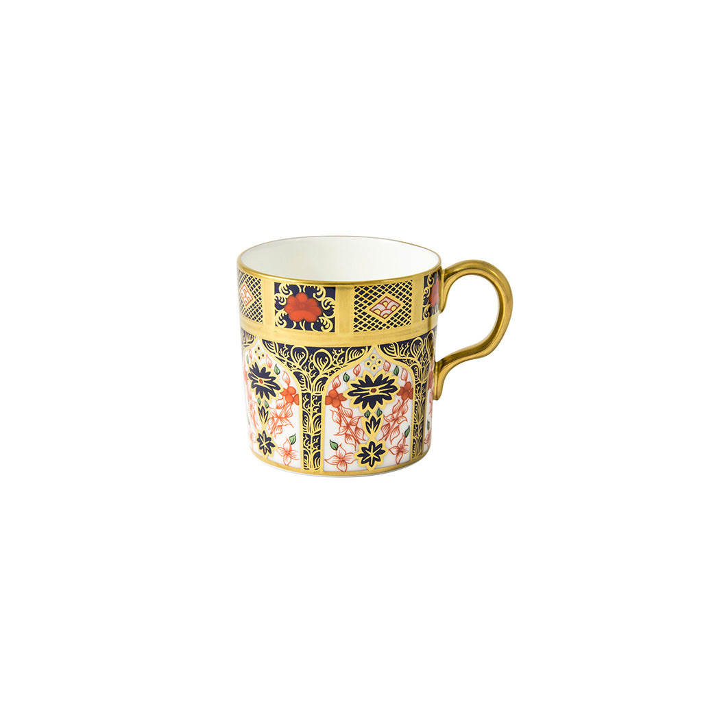 Royal Crown Derby Old Imari Solid Gold Band Coffee Cup 85ml