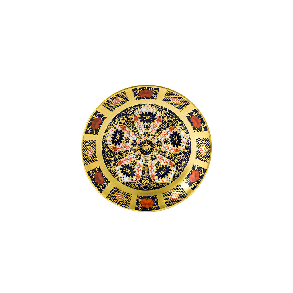 Royal Crown Derby Old Imari Solid Gold Band Breakfast Saucer 16cm