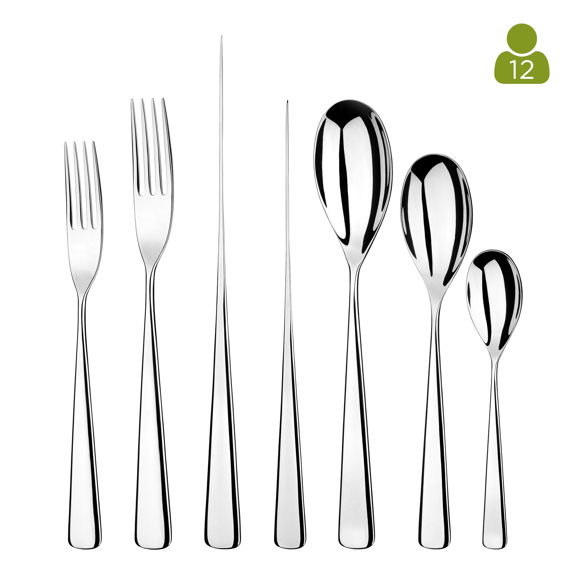 Studio William Karri Mirror 84 Piece Cutlery Set
