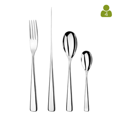 Studio William Karri Mirror 16 Piece Cutlery Set