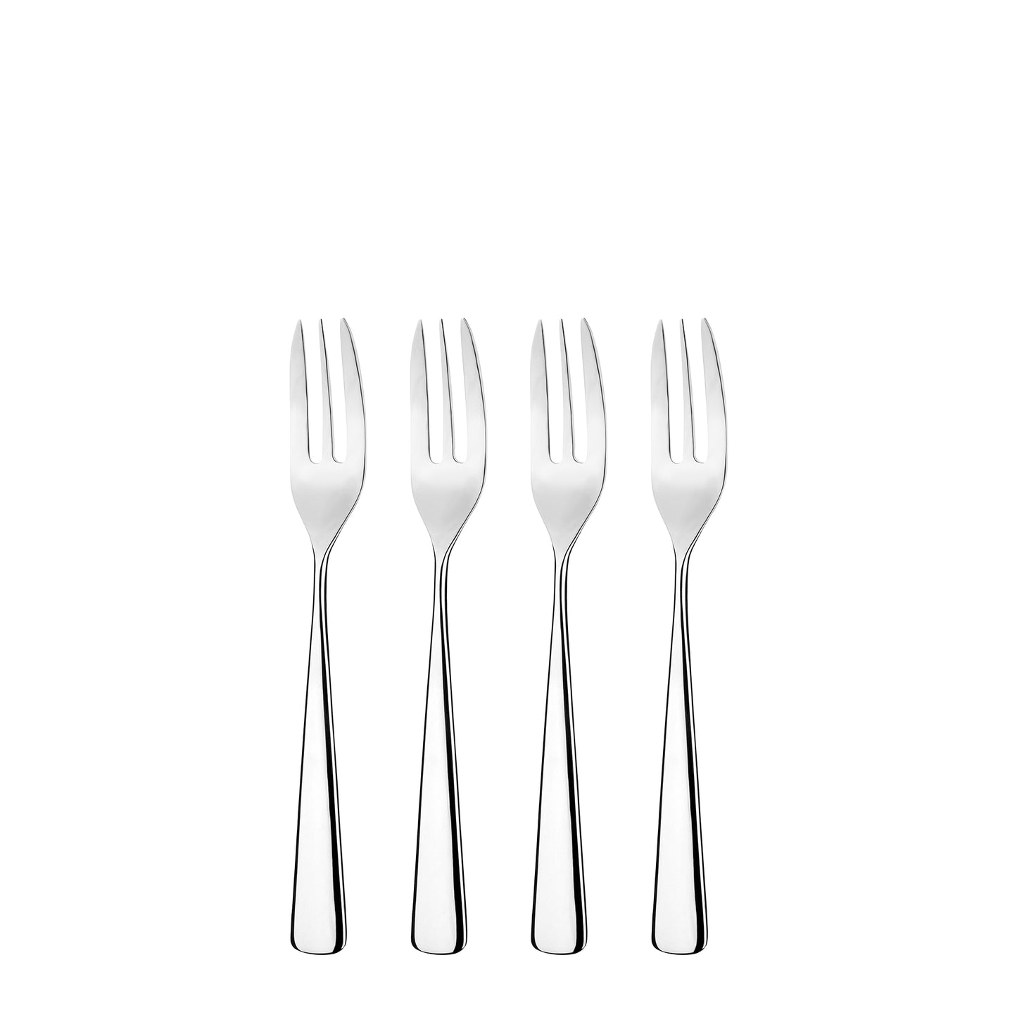 Studio William Karri Mirror  4 Piece Pastry Fork Set