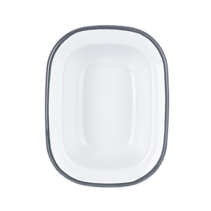 The Kitchen Pantry Enamel Rectangular Pie Dish 16cm