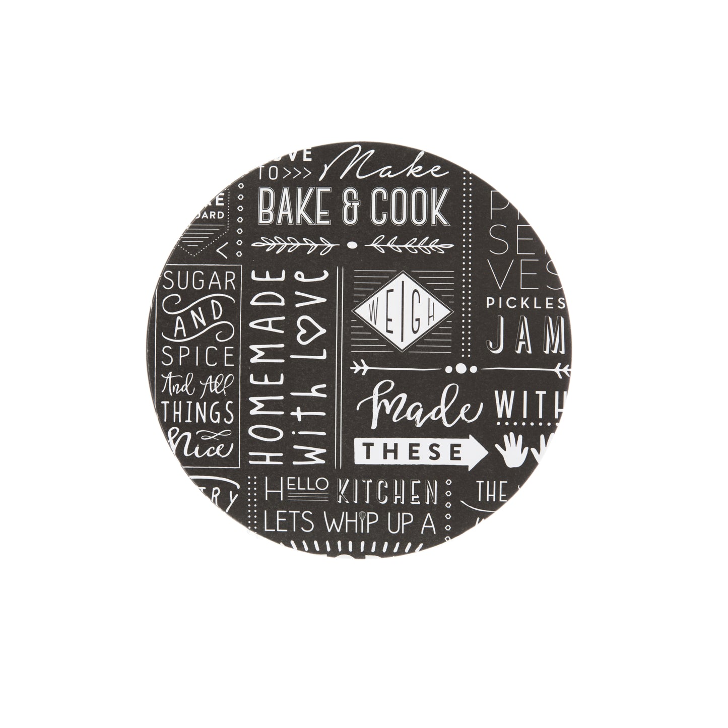 The Kitchen Pantry Mixed Design Jam Jar Covers Set of 24